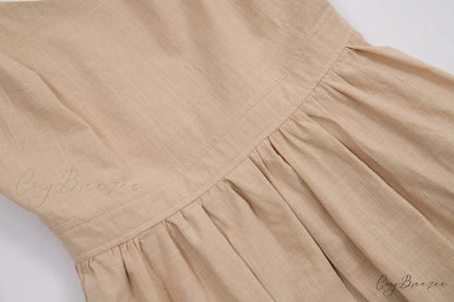 Crochet Cutie Stylish Linen Maxi Dress