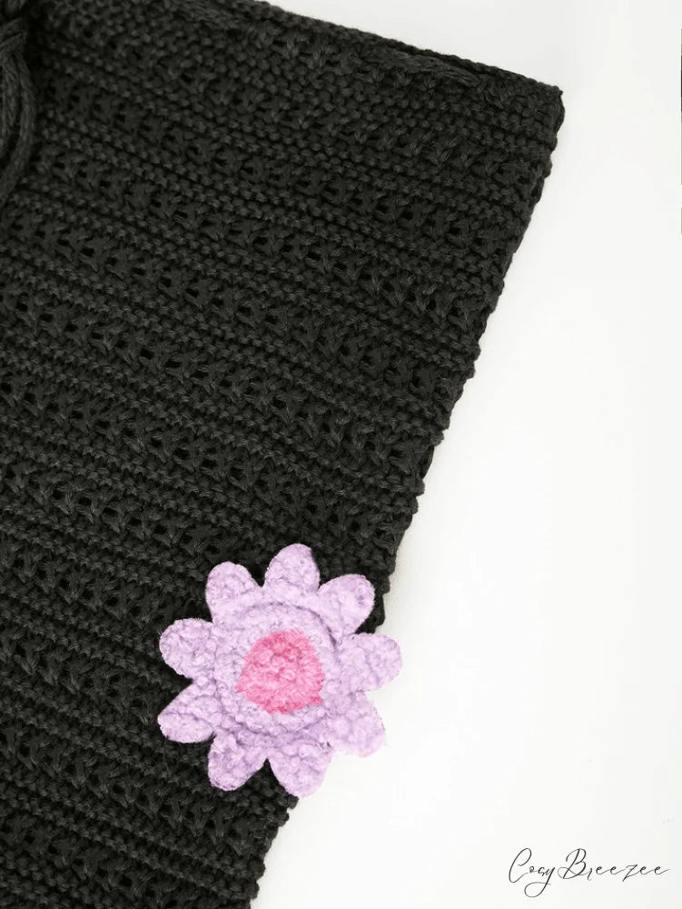 Crochet Hollow Graceful Sweater Dress