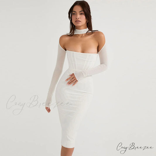 Cut Out Lace Up Open Classic Back Sleeveless Maxi Dress - Red S / White