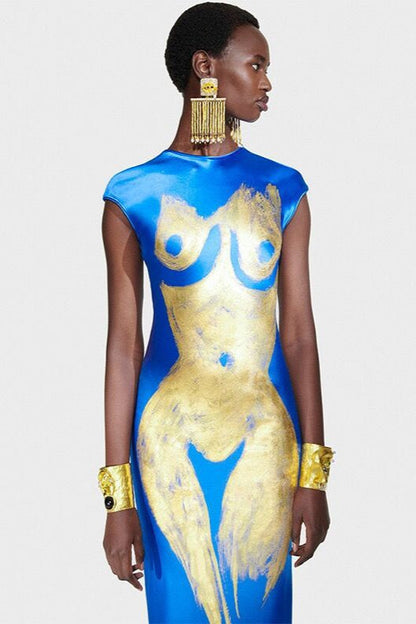 3D Print Backless Evening Dress