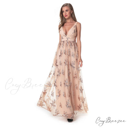 Daisy Pleated Stylish Tulle Formal Dress