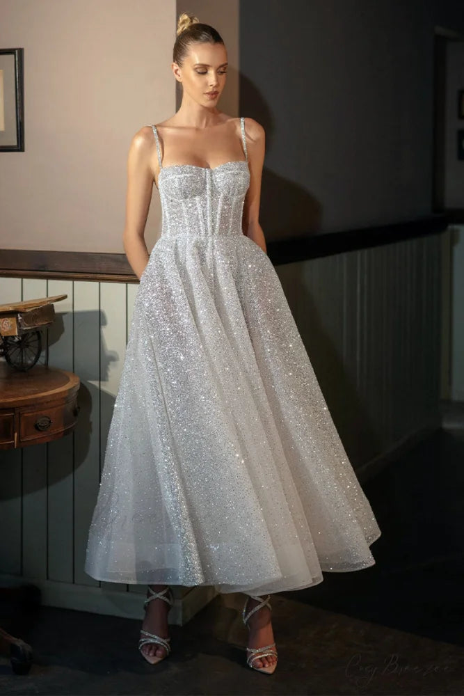 Dazzling Moi Glitter Trendy Sleeveless Midi Dress