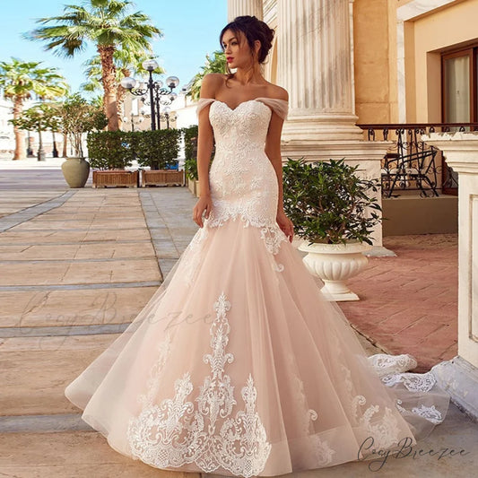 Deep V-Neck Backless Wedding Dress weddingdress-250223