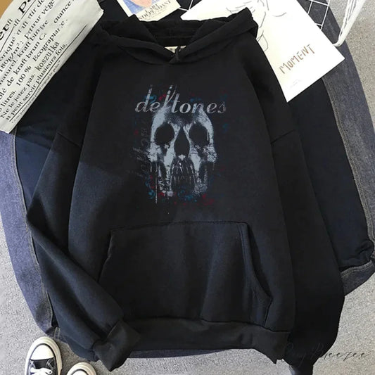 Deftones Band Graphic Hoodie hoodies-241228