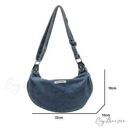 Denim Adjustable Crossbody shoulder-250126