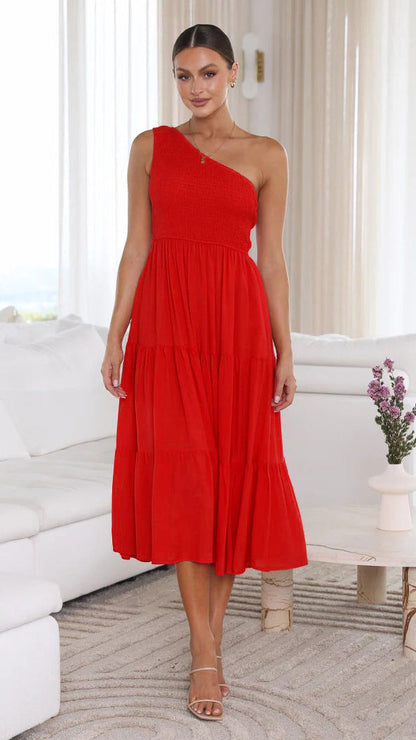 Margaret Shoulder Sleeveless Summer Dress