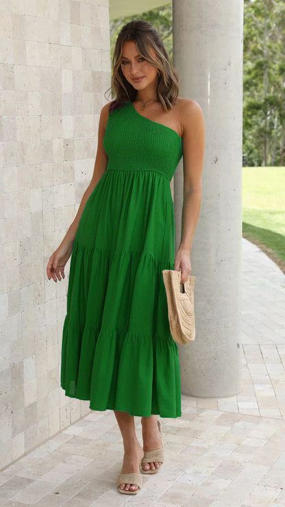 Margaret Shoulder Sleeveless Summer Dress