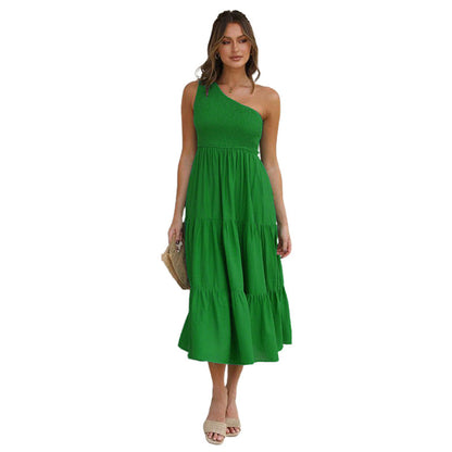 Margaret Shoulder Sleeveless Summer Dress