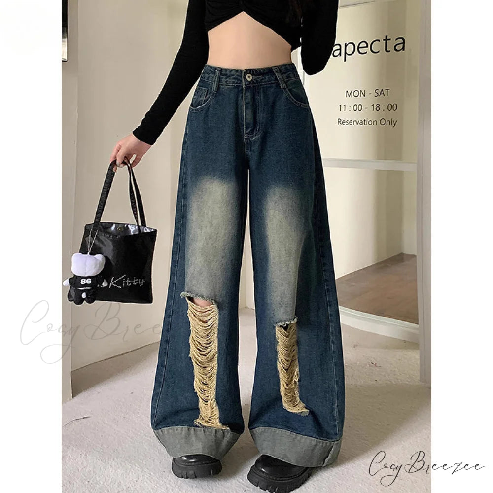 Destroyed Retro Halloween Pants