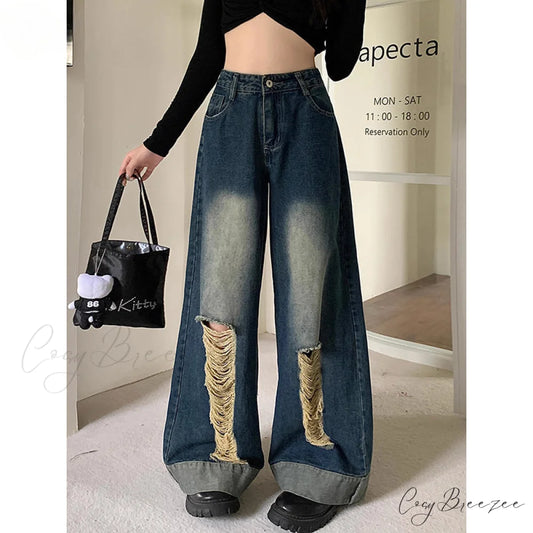 Destroyed Retro Halloween Pants