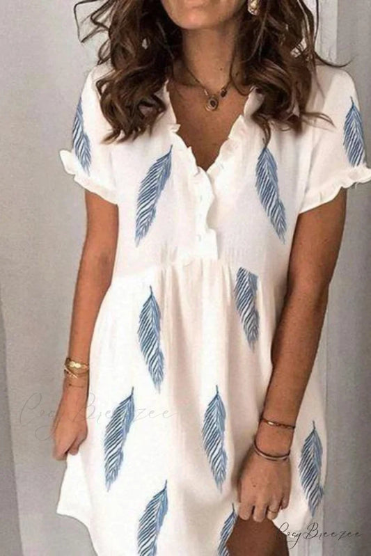 Dew Shoulder White Trendy Ankle Length Dress white / S