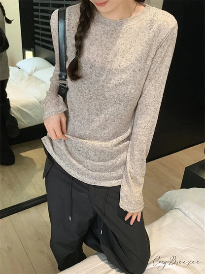 DINI Elegant T-SHIRT Coffee / S