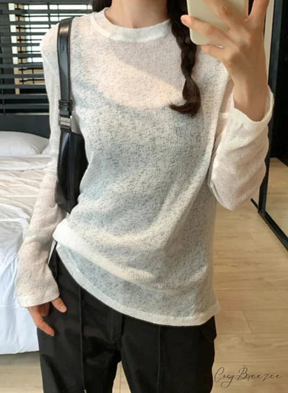 DINI Elegant T-SHIRT Grey / L