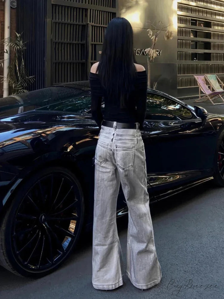 Dirty Wash Distressed Halloween Pants