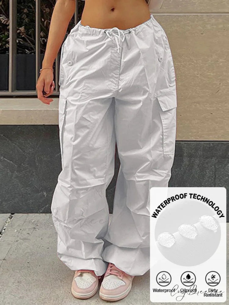 Drawstring Tank Top Trendy & Mini Skirt Set White1 / S