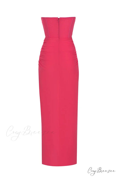 Dream Bodycon Graceful Strapless Maxi Dress