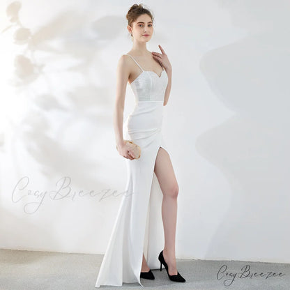 Dulce Hot Stone Charming Sling Long Dress