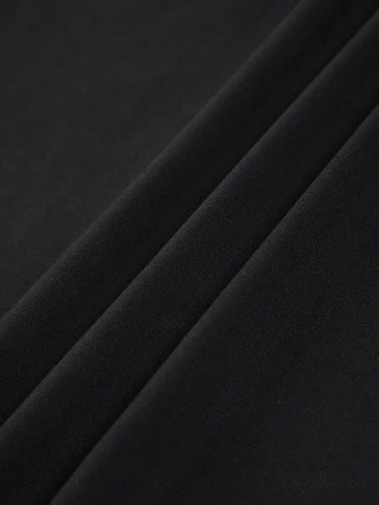 Effortless Plunge Graceful Skater Short Dress
