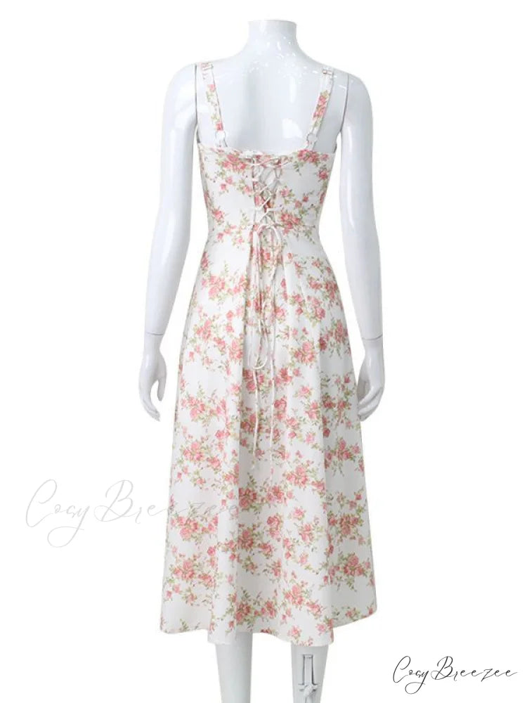 Effortlessly Enchanting Stylish Floral Maxi Dress