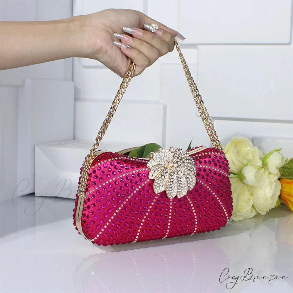 Elegant Crystal Shiny Evening Clutch clutchbag-250126
