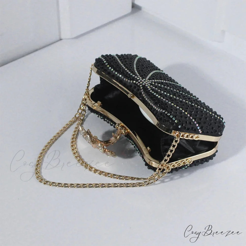 Elegant Crystal Shiny Evening Clutch clutchbag-250126