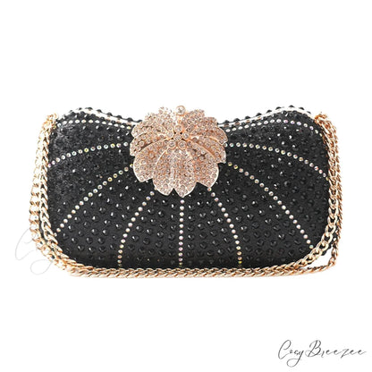 Elegant Crystal Shiny Evening Clutch color5 / 20x5x10cm clutchbag-250126