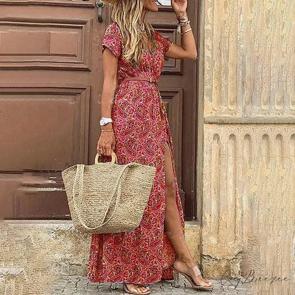 Elegant Evening Summer Long Boho Dress