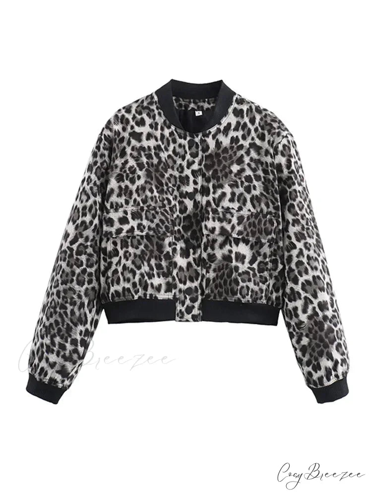 Elegant Solid Single-breasted Motorcycle Chic Long Sleeves With Pocket Autumn Stylish Coat BLACK / S