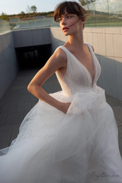 Elinor Tulle Graceful A-line Wedding Dress