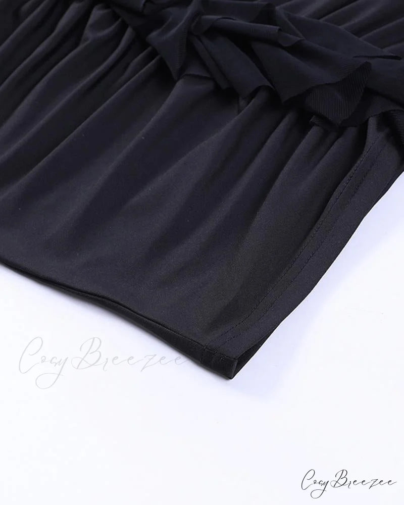 Elysium Witch Stylish Plunging Mini Dress