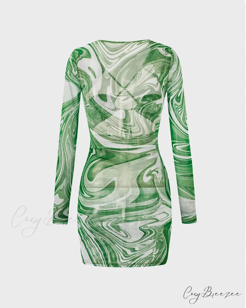 Emerald Envy Stylish Halter Dress