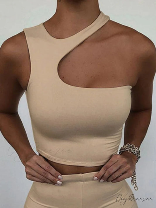 EMMARENTIA TOP - SUMMER khaki / S