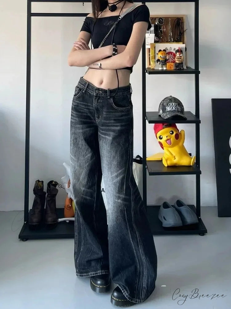 Emo Cross Patchwork Halloween Pants Black / M