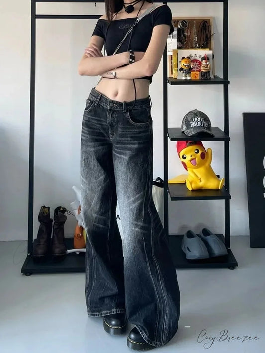 Emo Cross Patchwork Halloween Pants Black / M