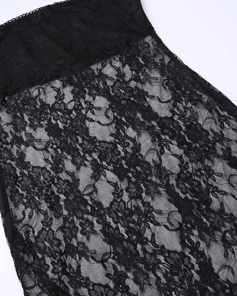 Erebus Mini Stylish Lace Dress