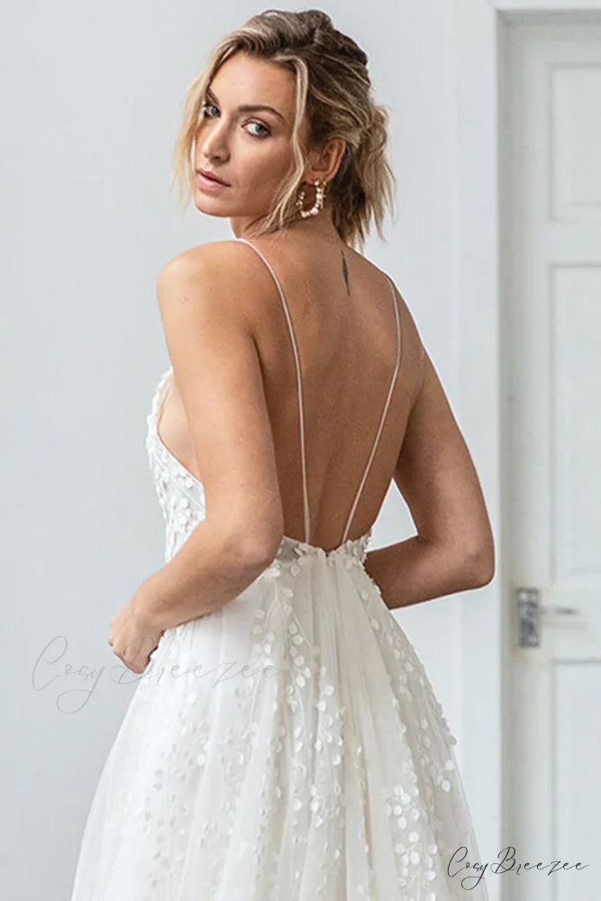 Eternal Affection Graceful Backless Wedding Dress