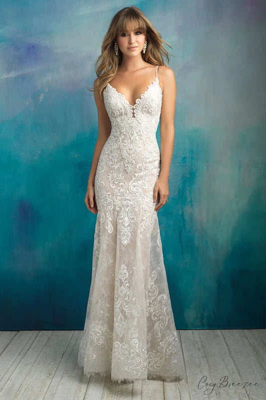 Eternal Love Ivory Trendy Lace Mermaid Maxi Dress Ivory / 2