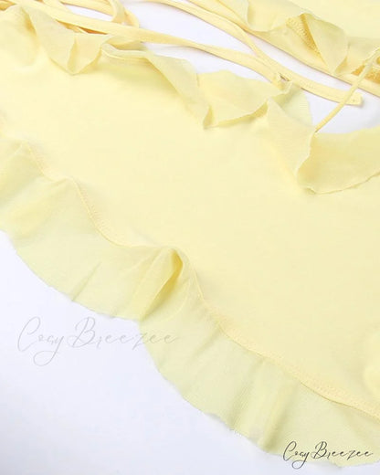 Eulimene Elegant Ruffle Dress