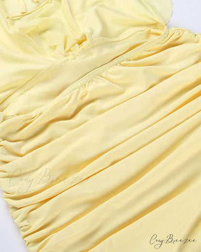 Eulimene Elegant Ruffle Dress