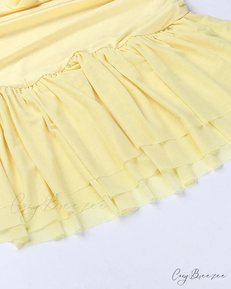 Eulimene Elegant Ruffle Dress