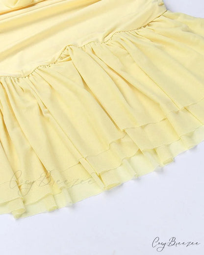 Eulimene Elegant Ruffle Dress