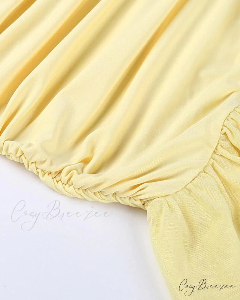 Eulimene Elegant Ruffle Dress