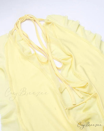 Eulimene Elegant Ruffle Dress