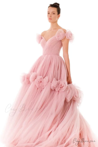 Exceptional Attraction 3D Trendy Floral Maxi Dress