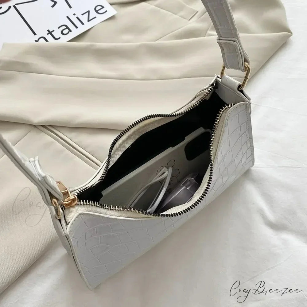 Exquisite Retro Leather Shopping Shoulder Bag shoulder-250126