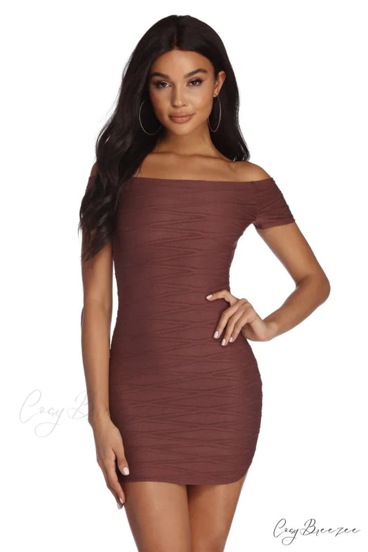 Eyes On Stylish Me Mini Dress EGGPLANT / XS