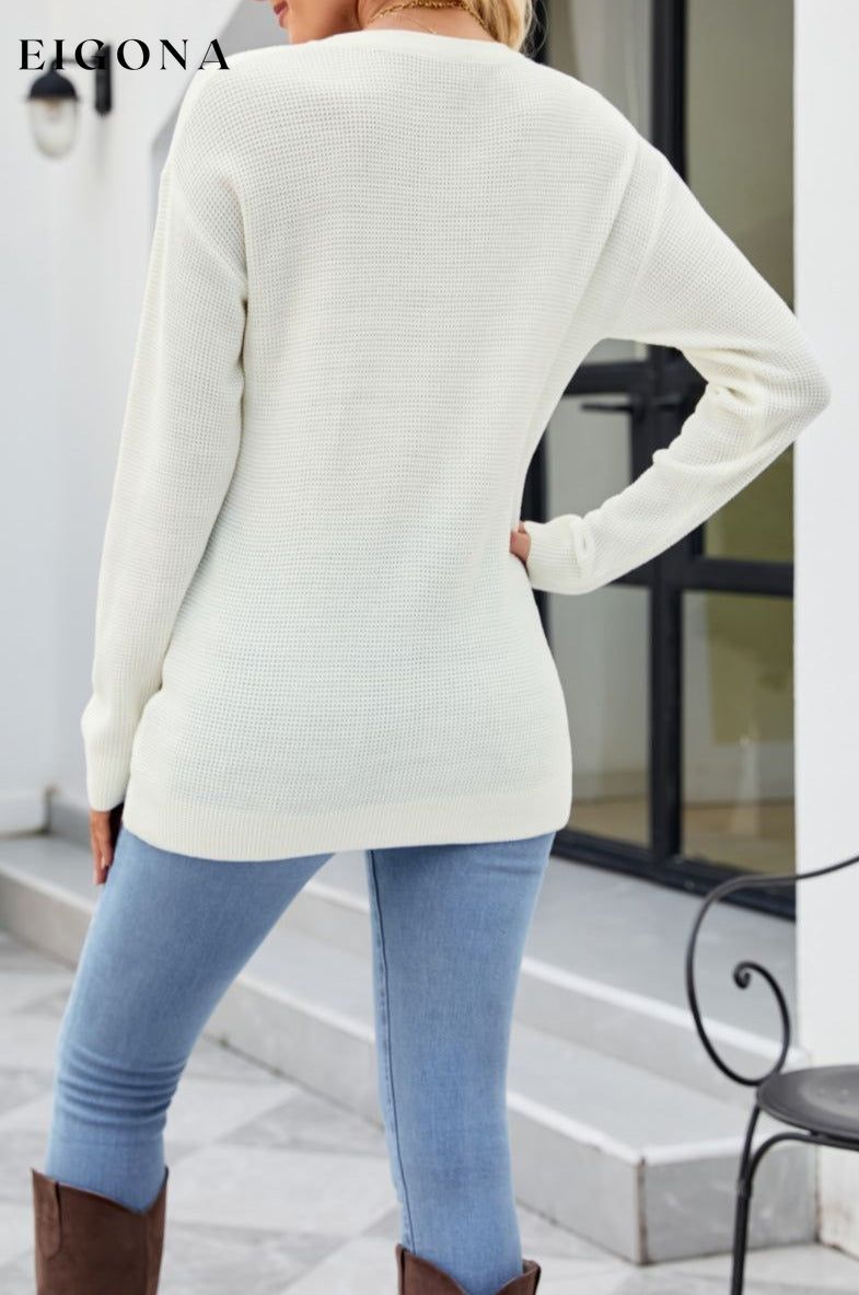 Cosybreezee - Twisted Round Neck Sweater