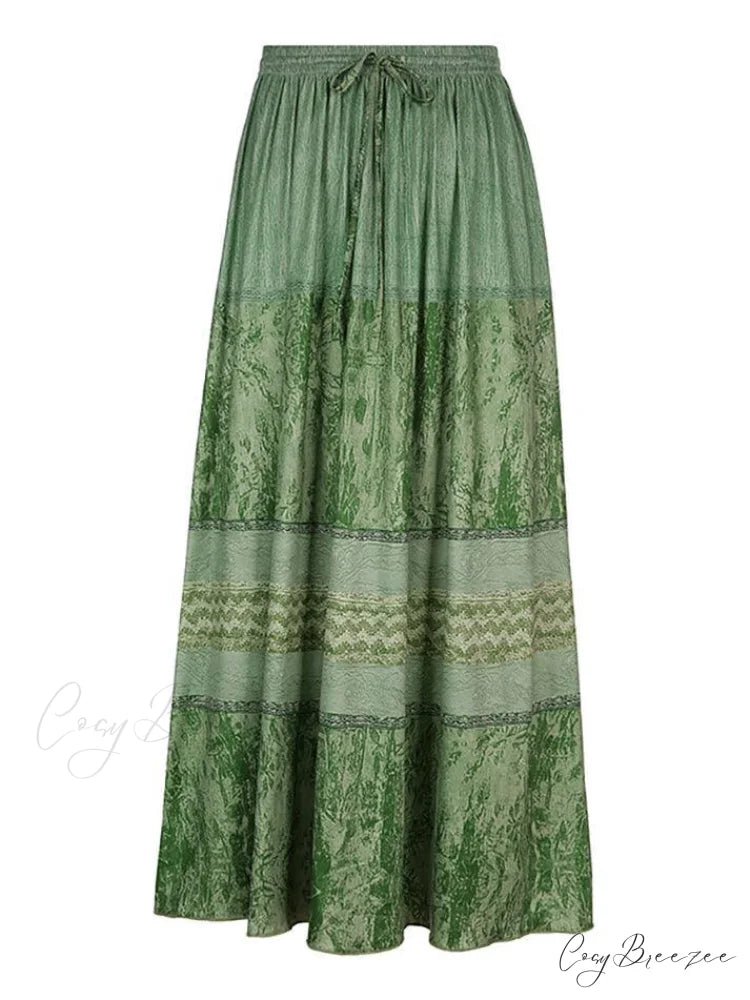 Fairy Tiered Graceful Maxi Skirt