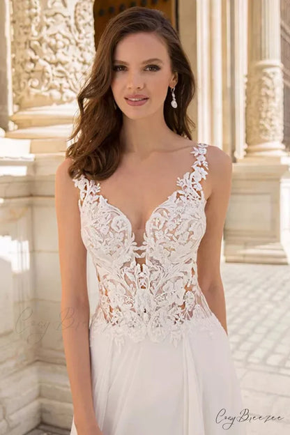Fantastical Romance Graceful A-line Wedding Dress