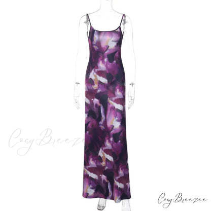 Fashion Backless Party Maxi Dress